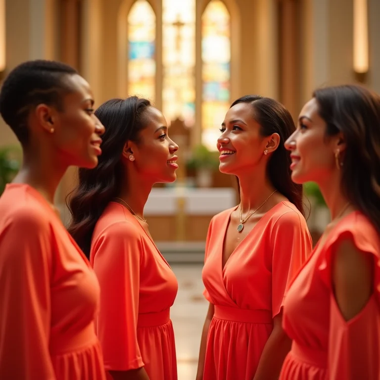 Pequeno coral de casamento com detalhes em coral