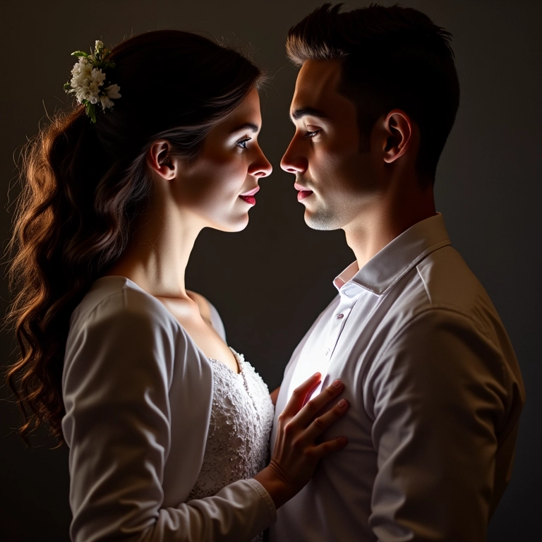 Planejando iluminação de LED para casamento.