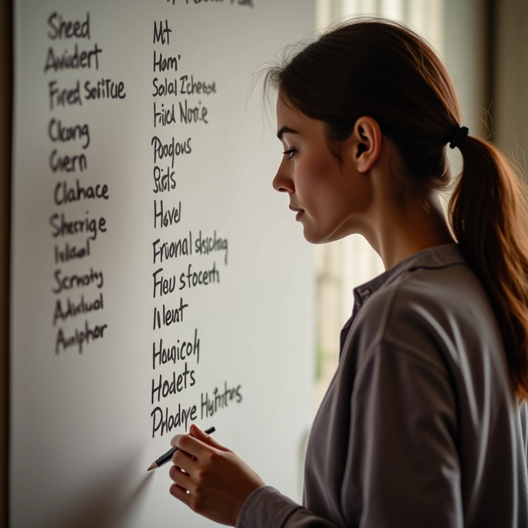 Priorizando os convidados essenciais na lista.