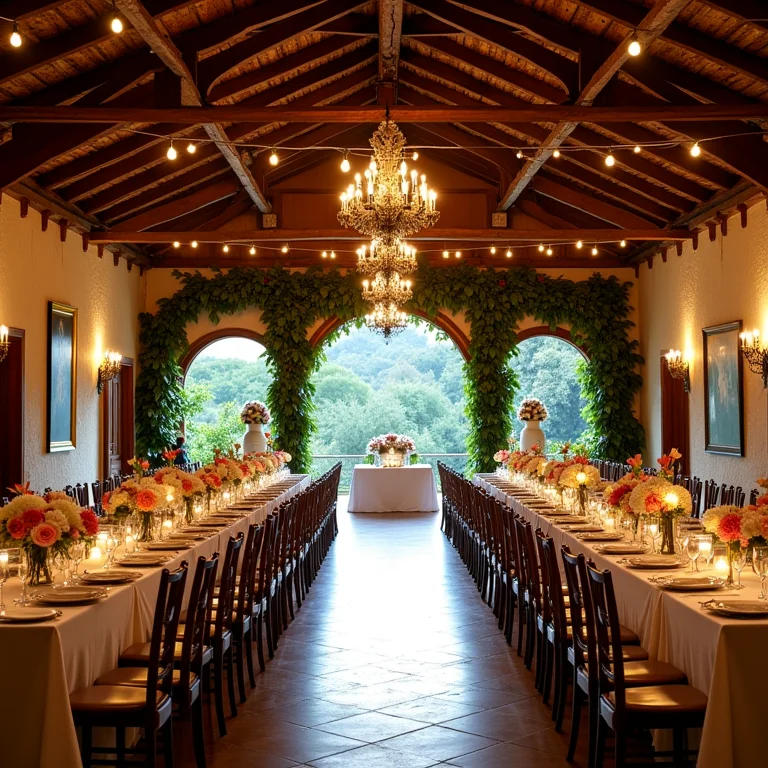 Recepção de casamento em uma fazenda histórica em Congonhas