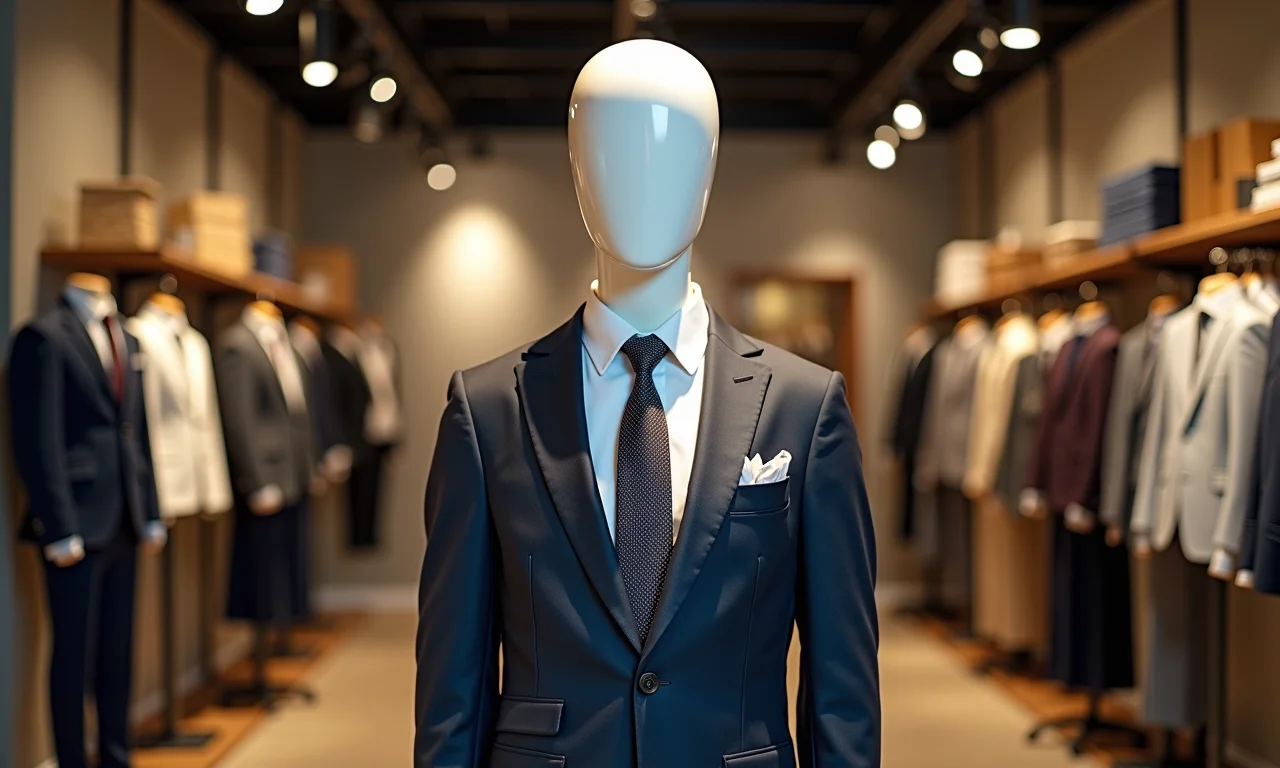 Roupa de pajem em boutique.