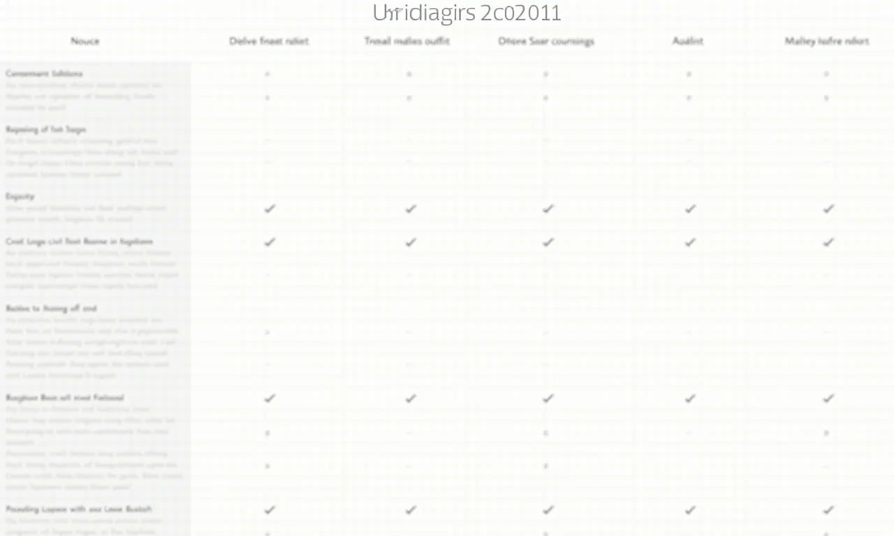 Tabela de referência rápida com opções de trajes para casamento civil.