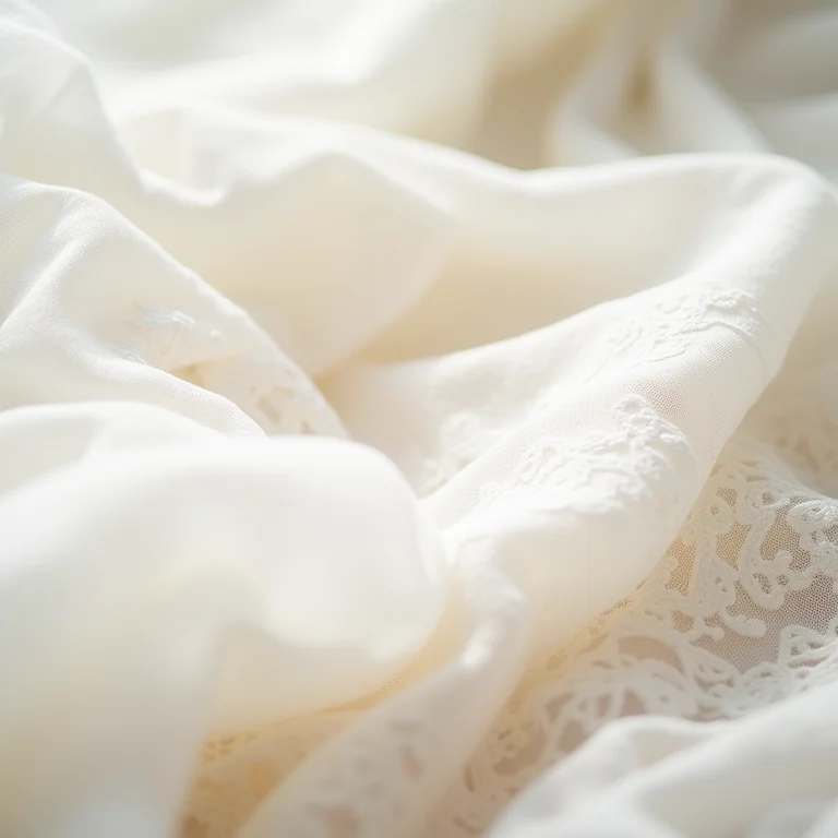 Tecidos leves e ideais para vestidos de noiva no campo