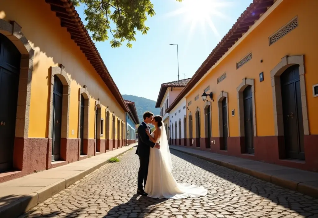 Vista panorâmica de Paraíba do Sul, um cenário perfeito para casamentos dos sonhos.