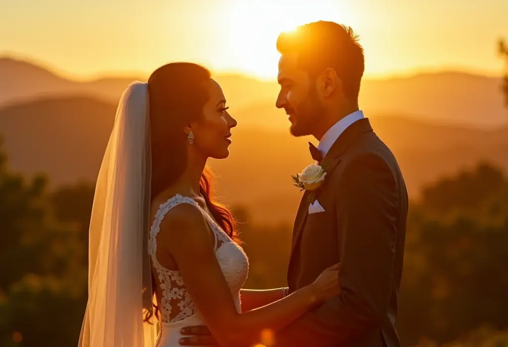 Casamento em Brumadinho com vista panorâmica.