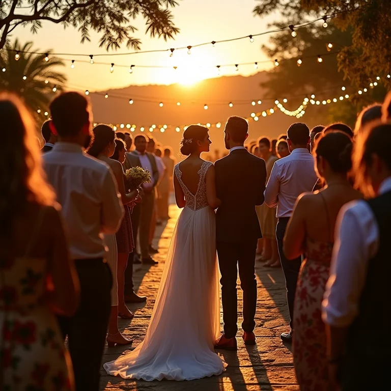 Cerimônia de casamento ao ar livre em fazenda histórica em Minas Gerais
