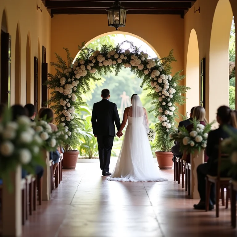Cerimônia de casamento em fazenda histórica em Mogi Mirim.
