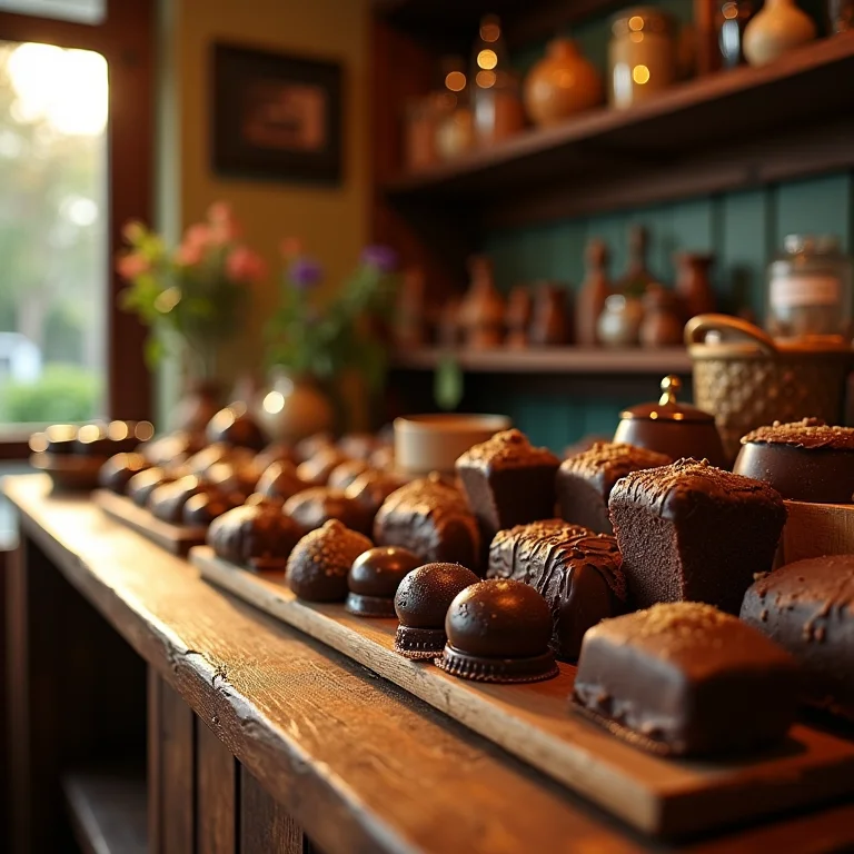 Chocolates e produtos artesanais em Gramado.
