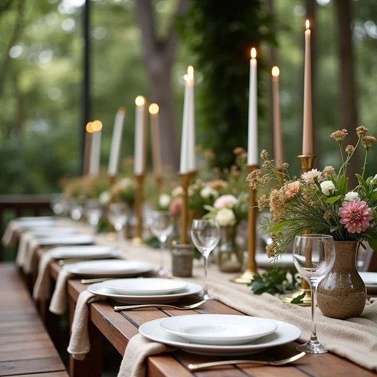 Decoração de casamento sustentável em Brumadinho.