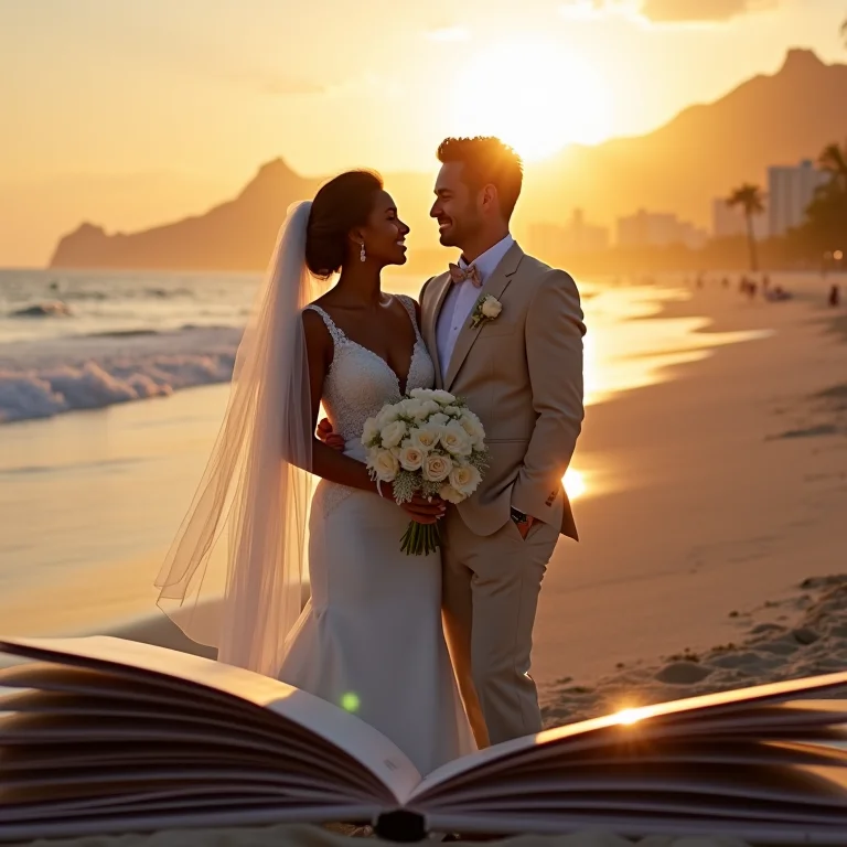 Layout inspirador de álbum de fotos de viagem