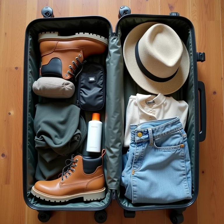 Mala pronta para lua de mel na Amazônia