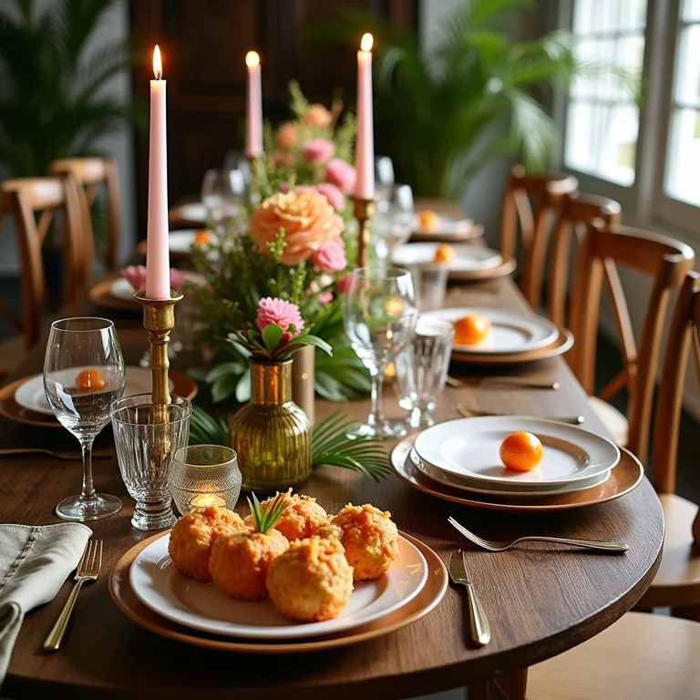 Mesa de casamento criativa com sousplats