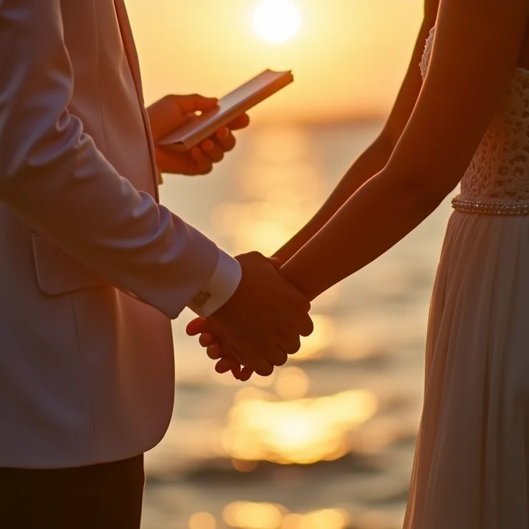 Noiva e noivo tomando decisões inteligentes sobre o casamento