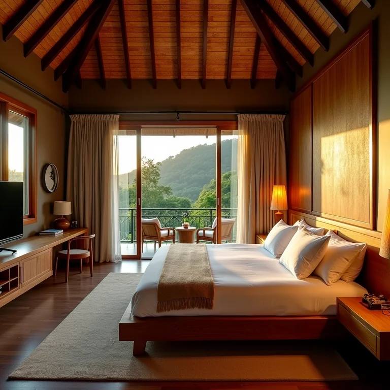 Quarto de eco-lodge luxuoso na Costa Rica para lua de mel