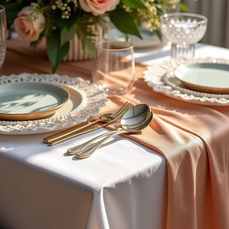 Tecidos luxuosos na decoração de casamento