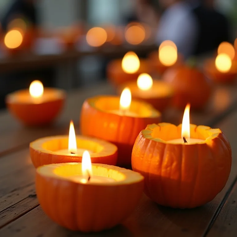 Velas em frutas e legumes: originalidade e frescor na decoração.