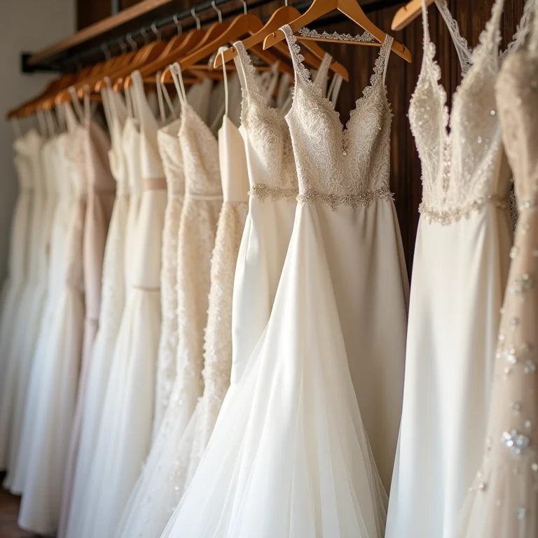 Vestidos de noiva Rosa Clará em loja multimarcas no Brasil