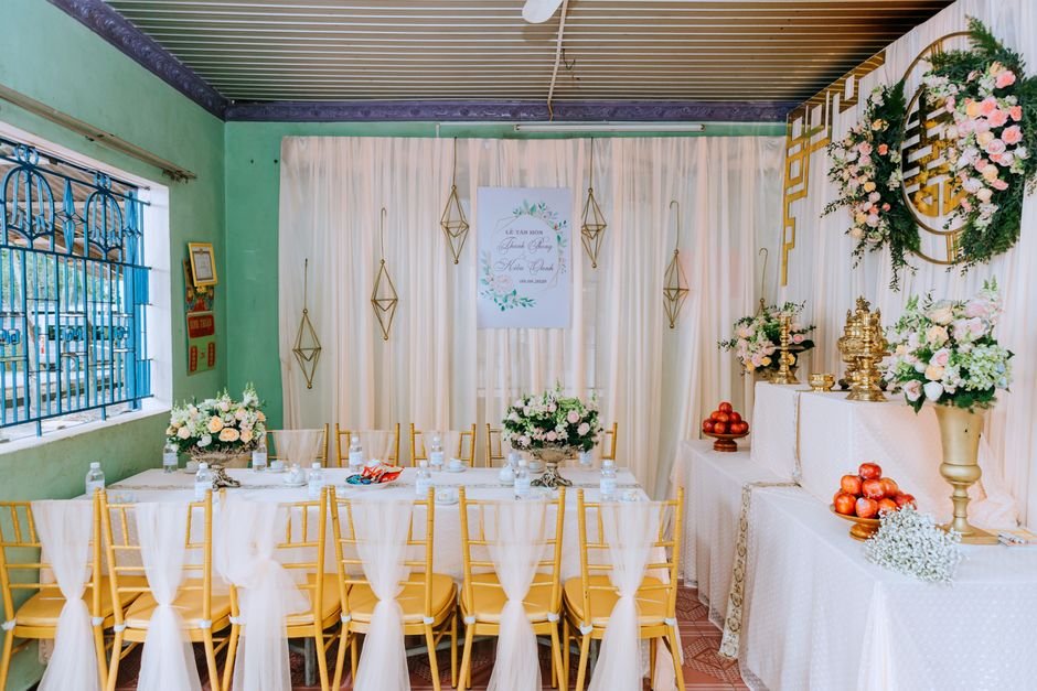 A sala de estar esvaziada