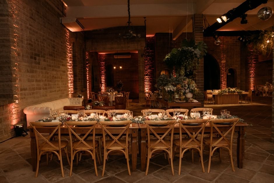 Espaço e buffet: 40% a 50%