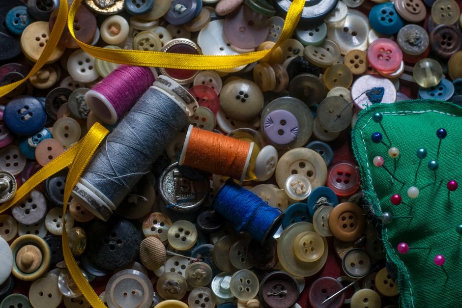Itens de costura e reparo rápido