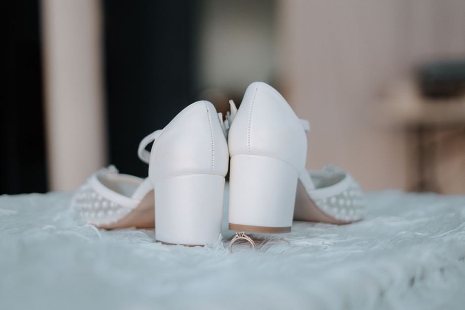 1. Os sapatos que você vai usar no dia