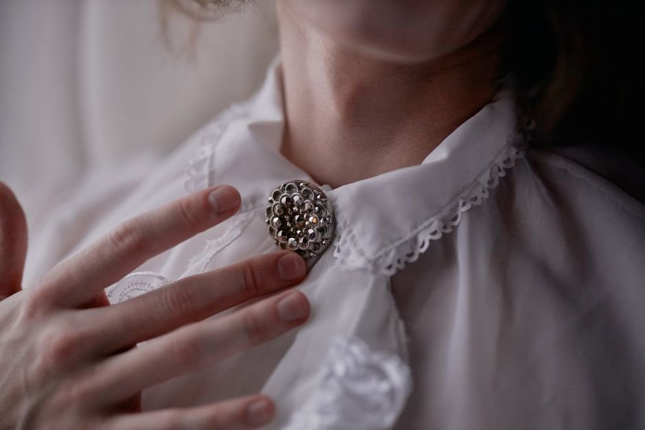 Broche de Flor em Tecido: Doçura Boho