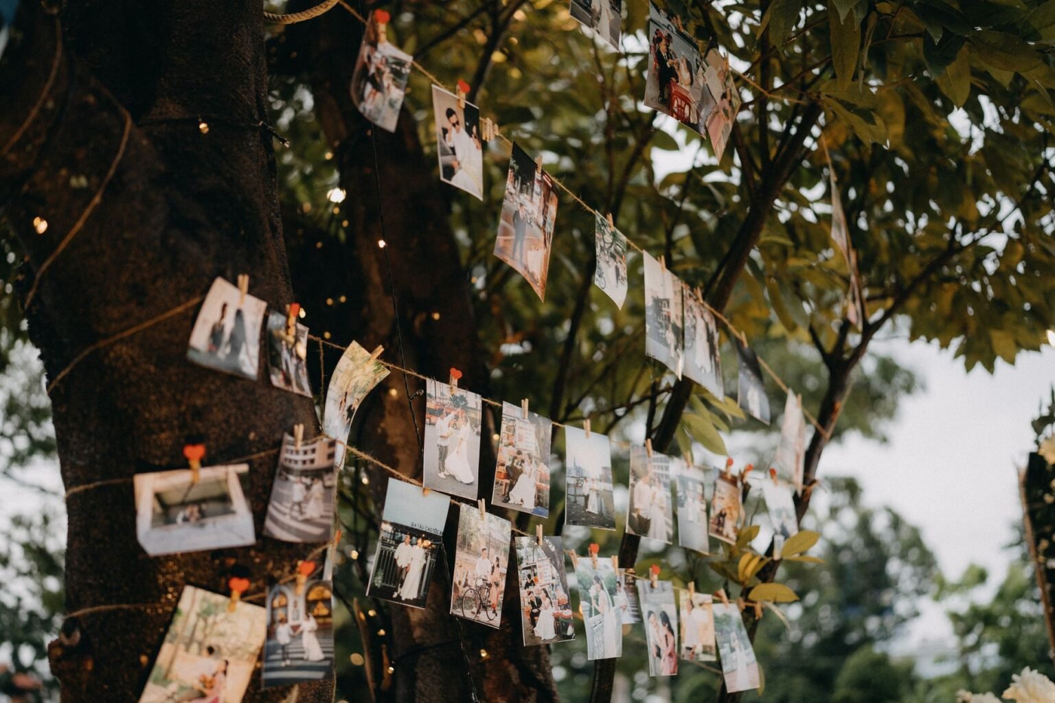 Painel de fotos no casamento: como montar o mural que todo convidado para para ver