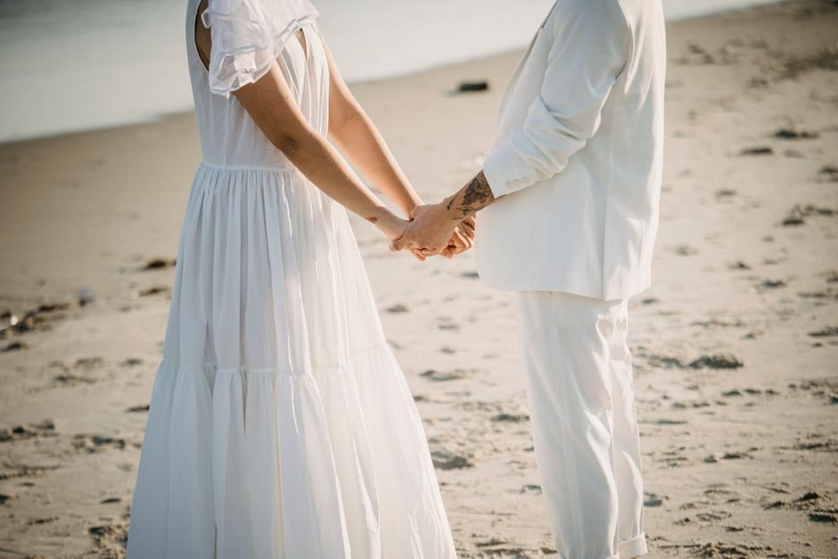 Ritual da areia ao ar livre, na praia ou jardim
